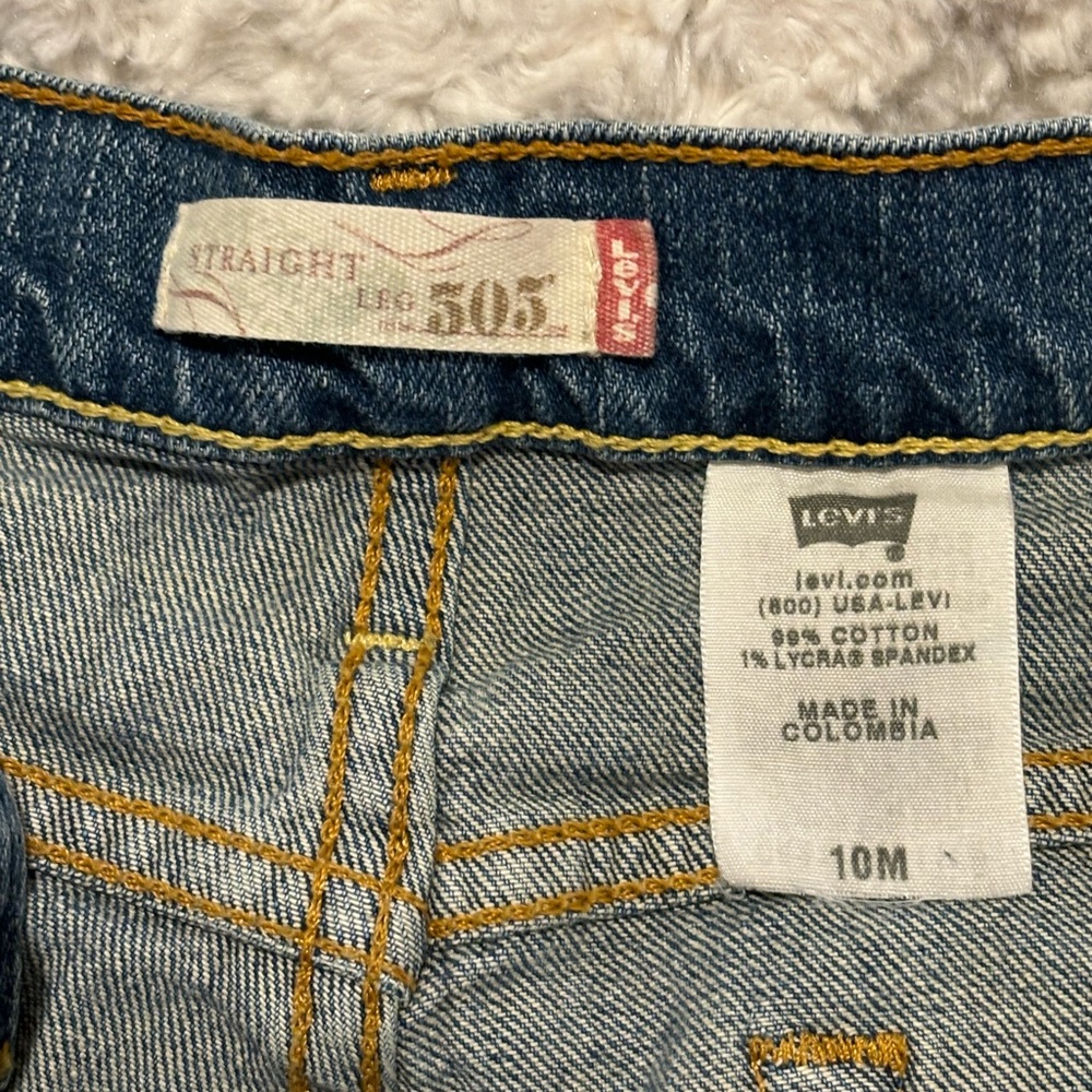 Levi’s 505 Straight Leg Women’s Jeans 10M - Picture 4 of 4